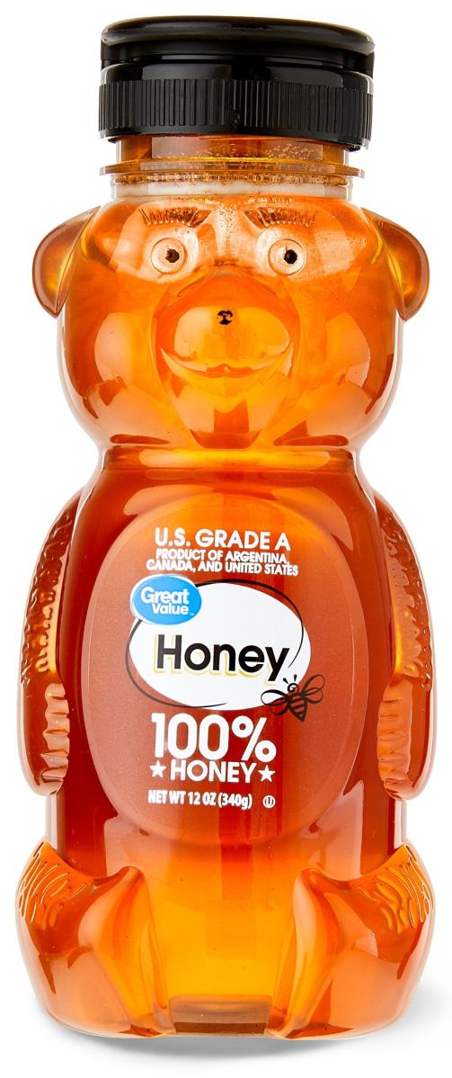 12oz Great Value Honey Plastic Bear Walmart