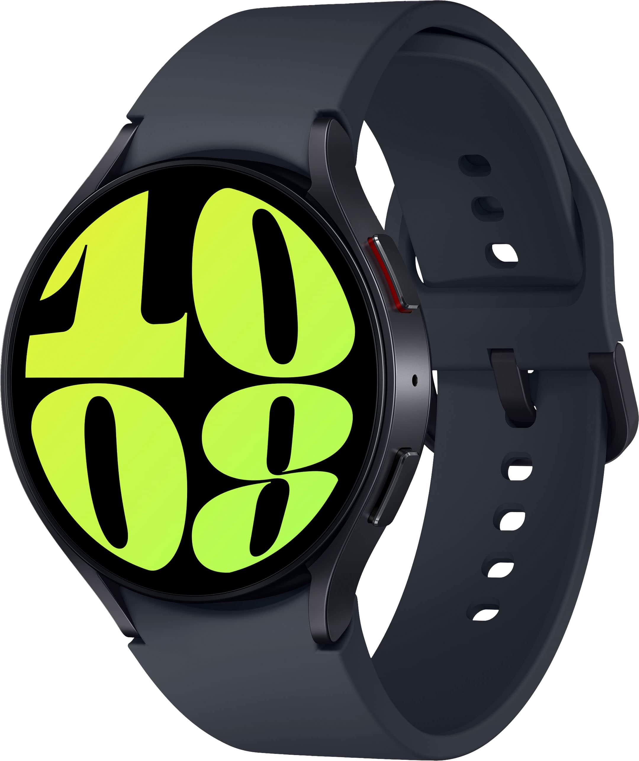 Samsung - Geek Squad Certified Refurbished Galaxy Watch6 Aluminum Smartwatch 44mm LTE - Graphite - (2023)