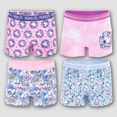 Girls' Snoopy 4pk Underwear - 4