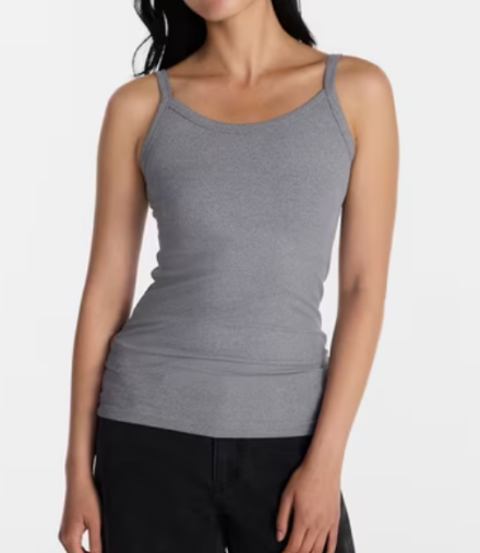 No Boundaries Women's Ribbed Cami Top Walmart