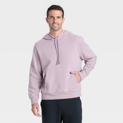 Men's Active Comfort Cotton Fleece Hoodie - All In Motion™ Mauve XS