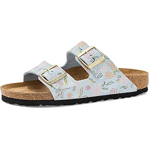 Birkenstock Women's Arizona Suede Sandals (Baby Blue Flower Print) $72.50 + Free S&H