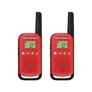2-Pack Motorola T110 Talkabout 16-Mile FRS Two-Way Radios $17 + Free S/H for Prime Members