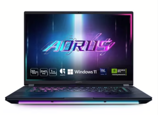 GIGABYTE AORUS Master Intel Ultra 9 / RTX 5070 Ti / 32GB RAM / 16" QHD+ OLED Laptop Walmart