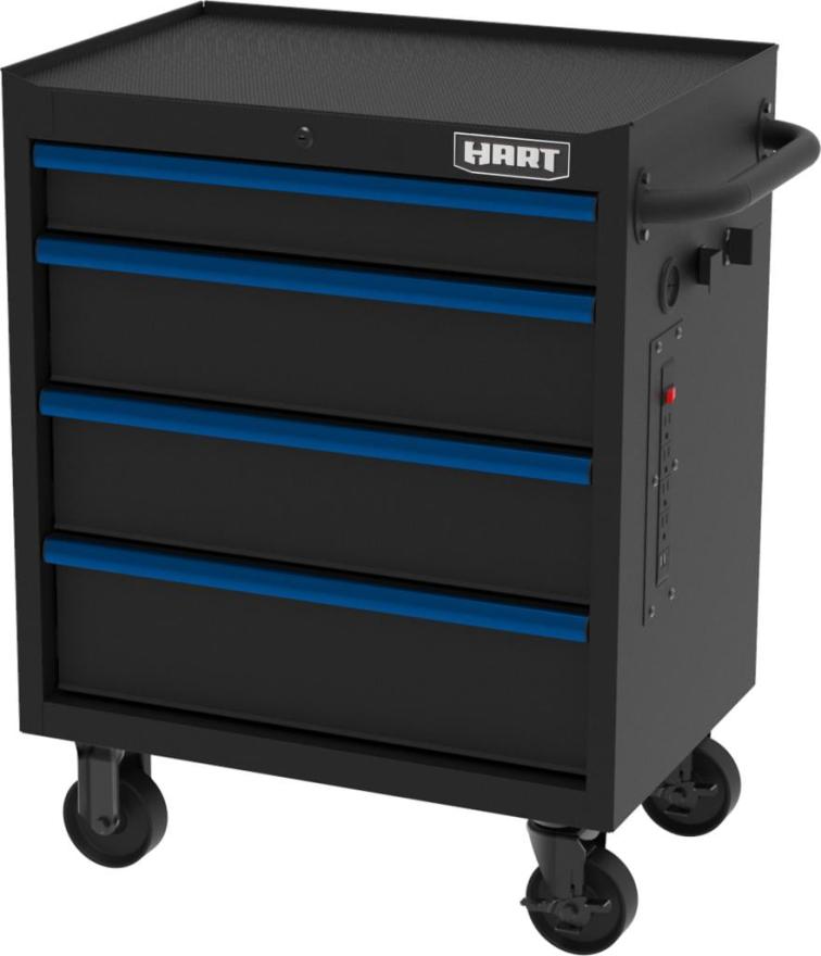 27" 4-Drawer HART Rolling Tool Cabinet Walmart