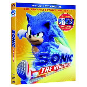 Sonic the Hedgehog Limited Collector's Edition (Blu-ray + DVD + Digital + Art) $9.10