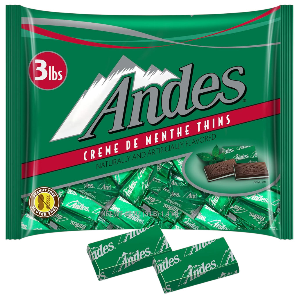 3lbs Andes Chocolate Mints $17