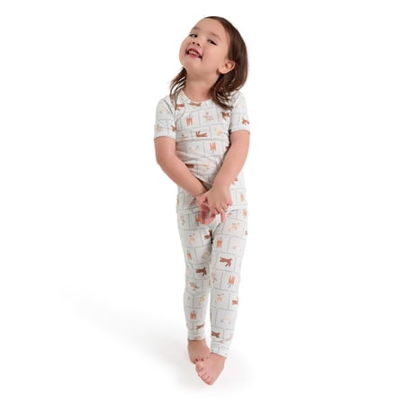 Modern Moments by Gerber Toddler Neutral Super Soft Easter Pajama Set, 2-Piece, Sizes 12M-5T