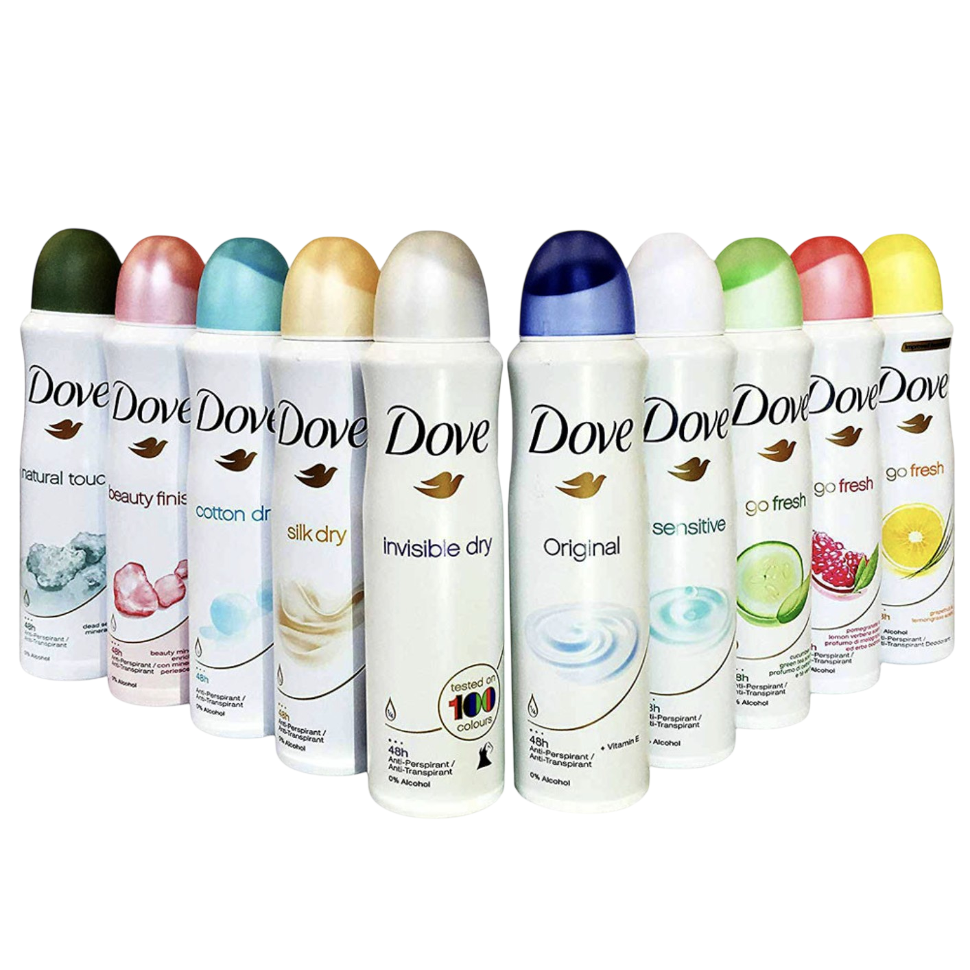 10pk Dove Antiperspirant Spray $35