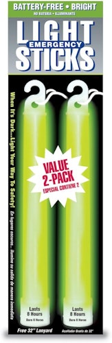 Ready America 8-Hour Emergency Light Sticks 2-Pack