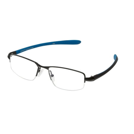 SAV Sportex Reading Glasses, Semi-Rimless Sport Frame, AR4145, +1.50, Blue