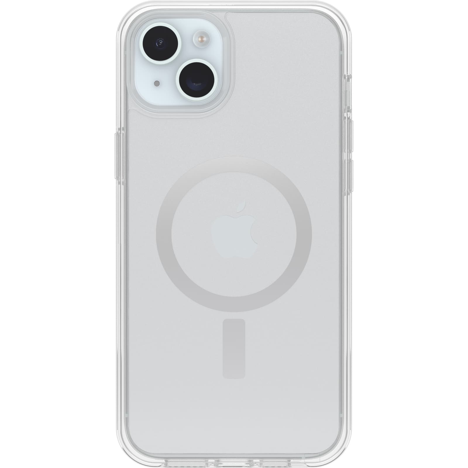 OtterBox - Symmetry Series Hard Shell for MagSafe for Apple iPhone 15 Plus and Apple iPhone 14 Plus - Clear