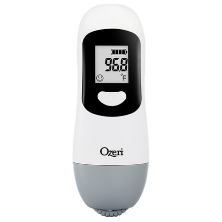 Ozeri Forehead Thermometer, ISO 80601-2-56 Medical-Grade with Silent Fever Alarm and Battery-Free Kinetic Activation