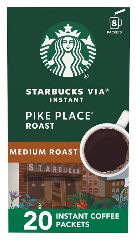 20-Count Starbucks VIA Instant Coffee Amazon