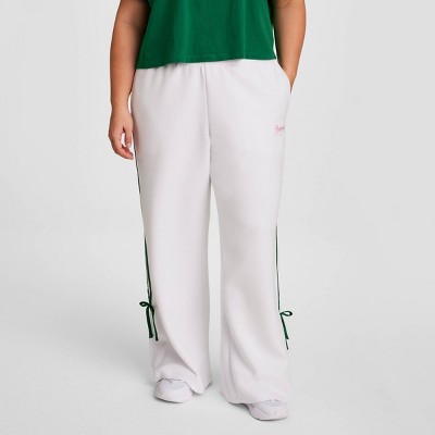 Champion Women's In the Stands Side-Tie Pants - White 4X