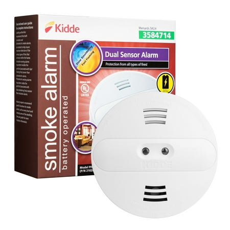 Kidde Dual Sensor Smoke Alarm, 85 Decibels, KIDDE