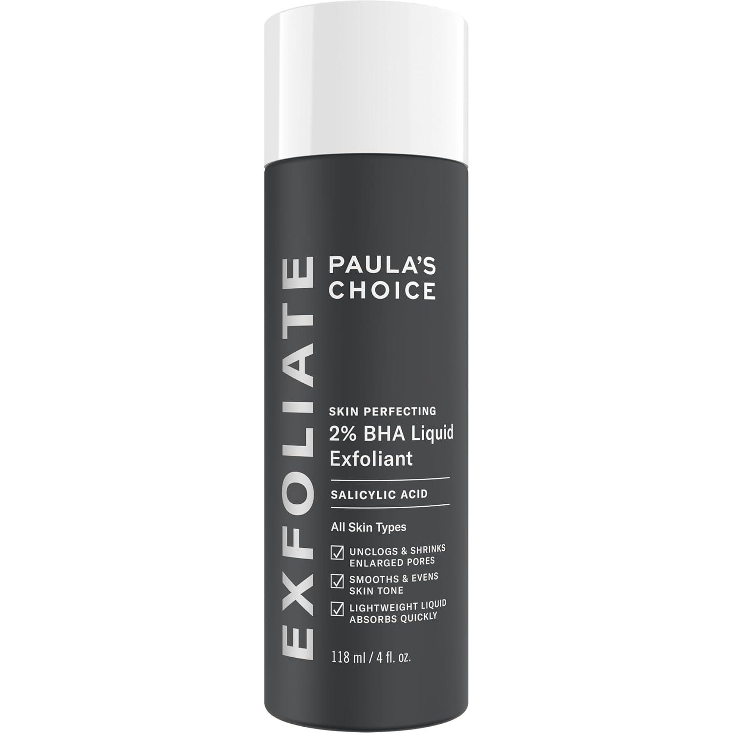 4oz Paula's Choice Skin Perfecting Liquid Salicylic Acid Exfoliant Amazon