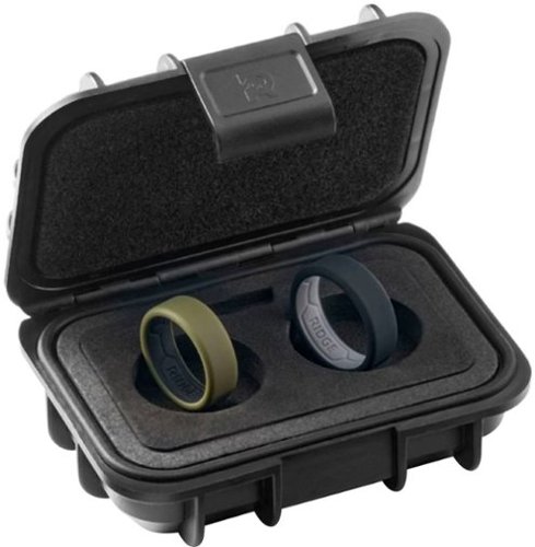 The Ridge Wallet - 8MM SILICONE RING SET - Size 10 - Matte Olive