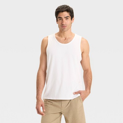 Men's Tank Top - Goodfellow & Co™ True White M