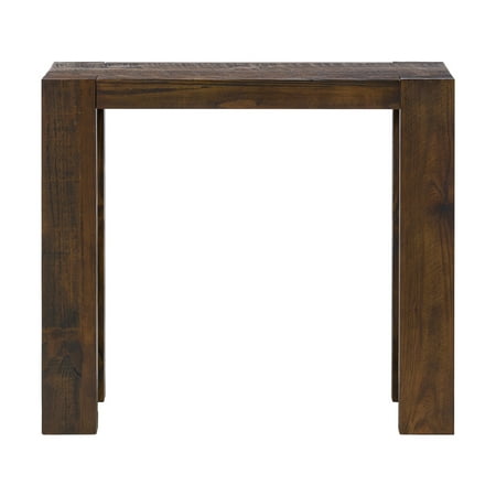 Alaterre Furniture Classic Solid Wood Console Table - 36in Modern Farmhouse Entryway Table, Brown