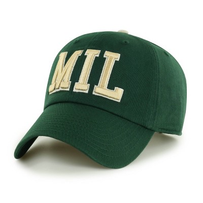 NBA Milwaukee Bucks Clique Hat: Cotton Adjustable Baseball Cap