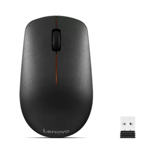 Lenovo 400 1200 DPI Wireless Mouse w/ Nano Receiver (Black) $7.85 + Free S&H