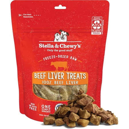 Stella & Chewy's Beef Liver Treats for Dogs - 3 Ounce Bag
