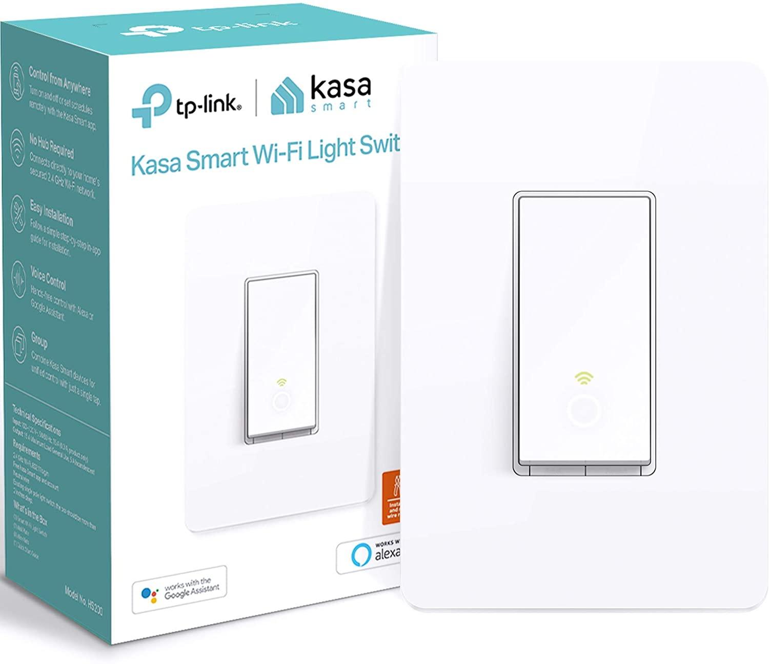 TP-Link Kasa HS200 Smart Wi-Fi Light Switch Amazon