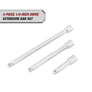 3-Pc 1/4" Drive Hyper Tough Extension Bar Set $4.95 + Free Pickup