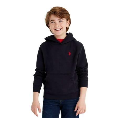 U.S. Polo Assn. Boys Fleece Pullover Hoodie, Sizes 4-18