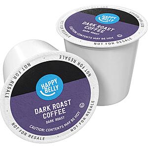 Select Accts: 100-ct Happy Belly K-Cup Coffee Pods (11 Flavors) $19.85 each w/ S&S
