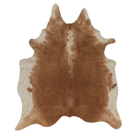 Linon Natural Cowhide Medium Brindle Full Skin in Brown