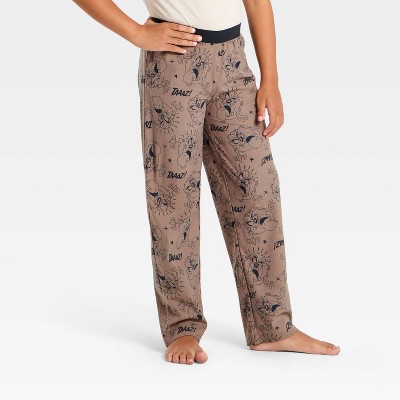 Boys' Looney Tunes Taz Pajama Pants - Brown M
