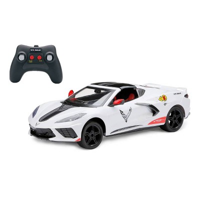 New Bright RC 1:8 Scale (22") FF USB Showcase Sportscar - Corvette Stingray - White