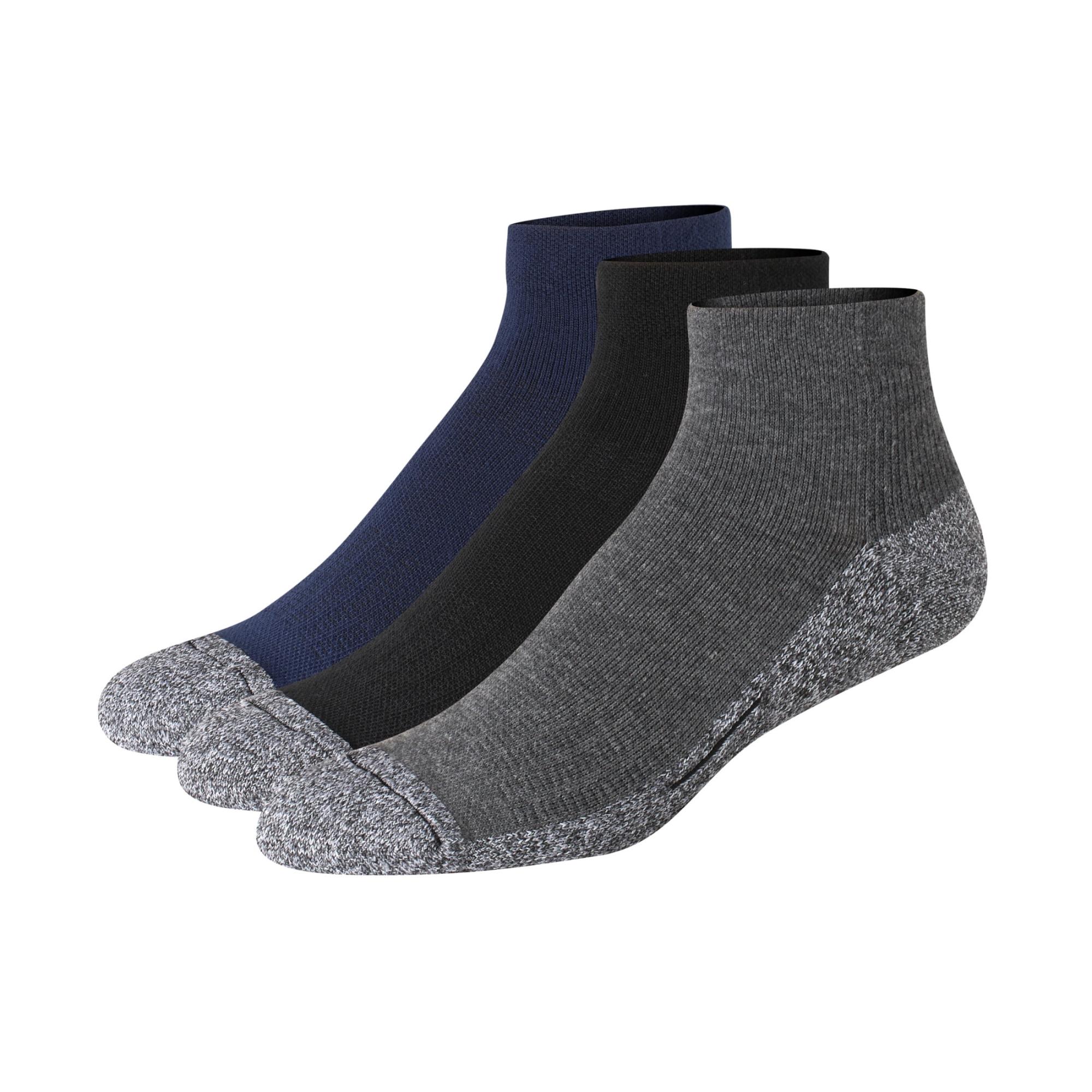 3-Pairs Hanes Comfort Fit Moisture-Wicking Memory Cushion Socks Walmart