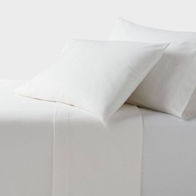 Full Christmas Ultra Soft Flannel Sheet Set White - Threshold™