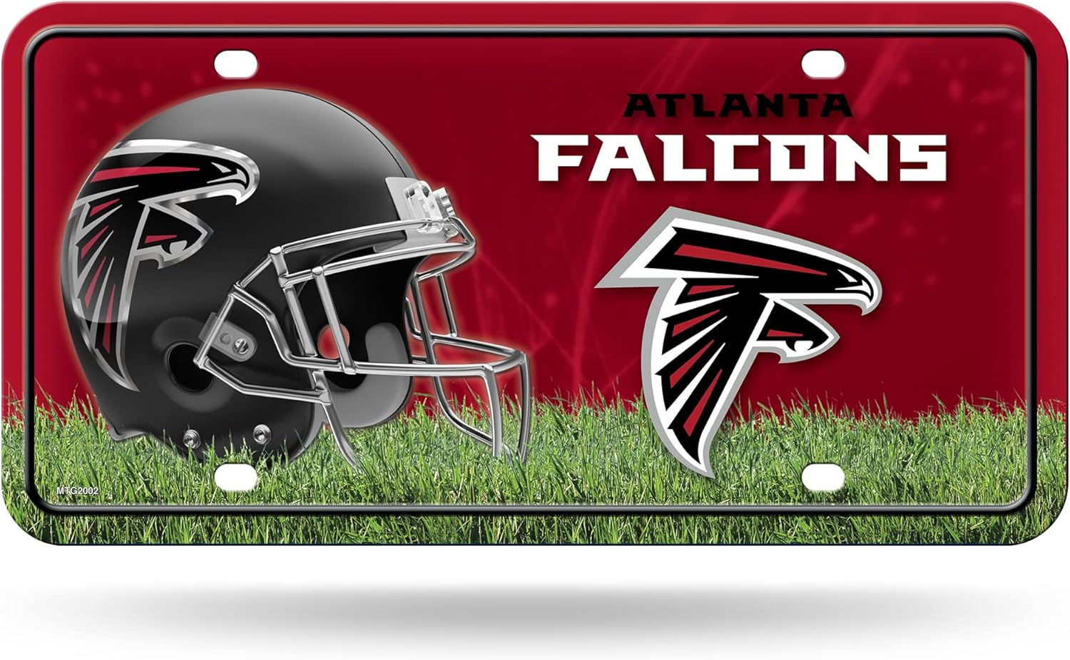 Rico Industries NFL Atlanta Falcons Metal License Plate Tag