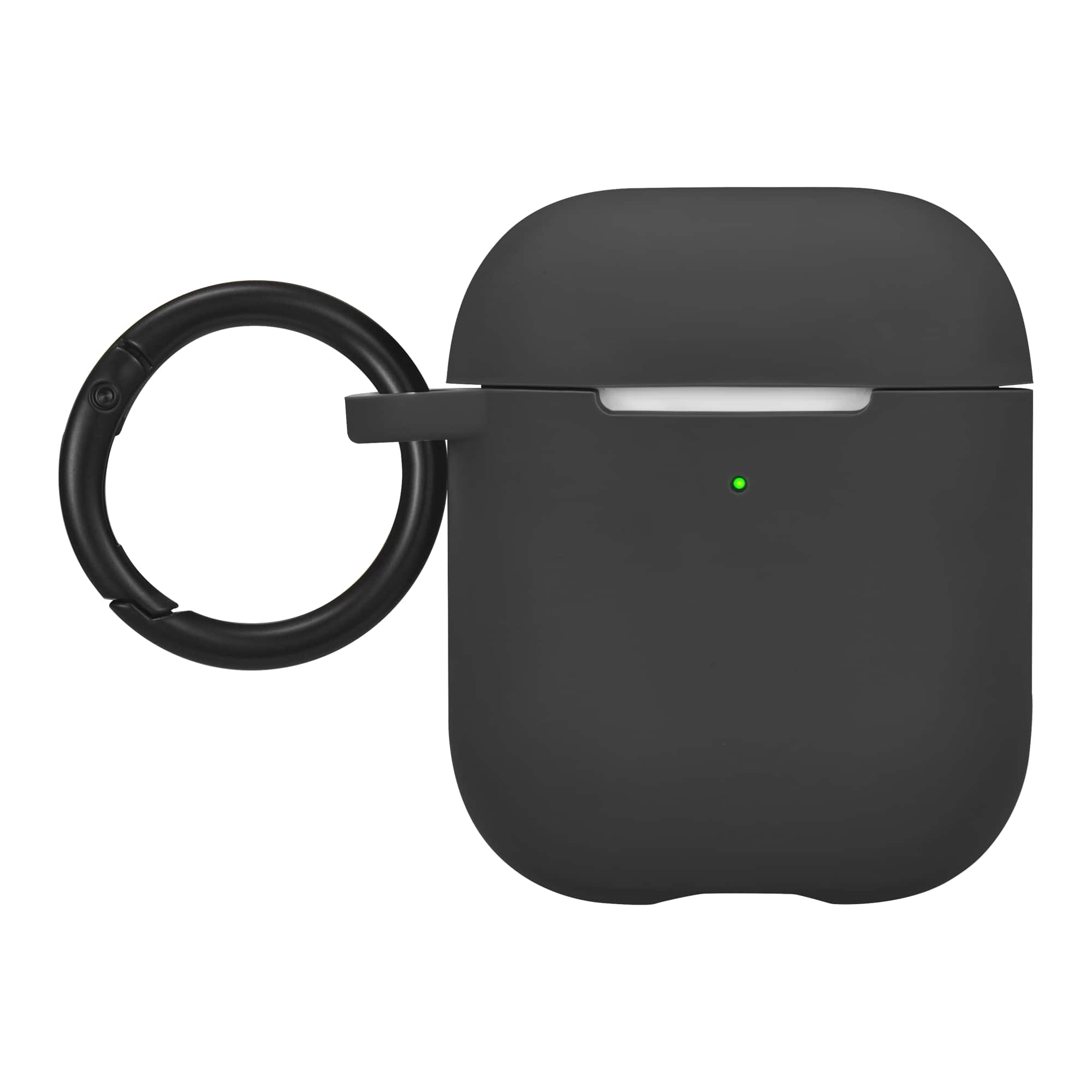 Best Buy essentials™ - Silicone Case for Apple AirPods 1st and 2nd Generations - Black