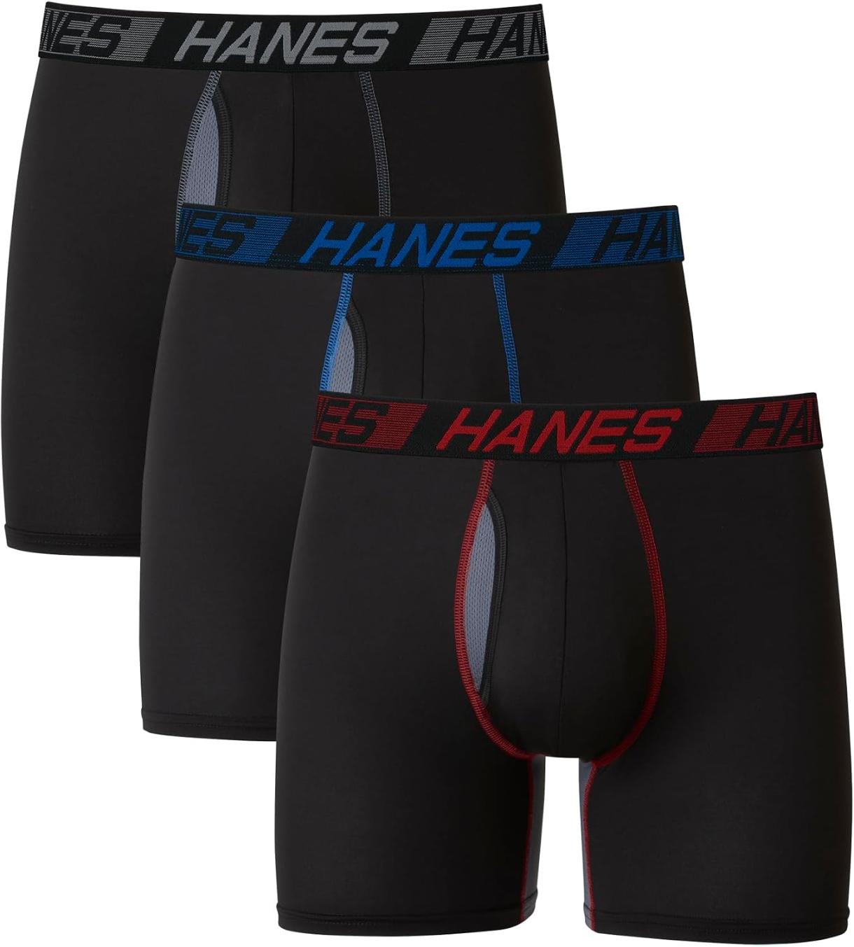3 Hanes Men's Boxer Briefs Amazon