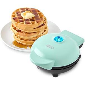 Dash Mini Waffle Maker (aqua) 2 for $10