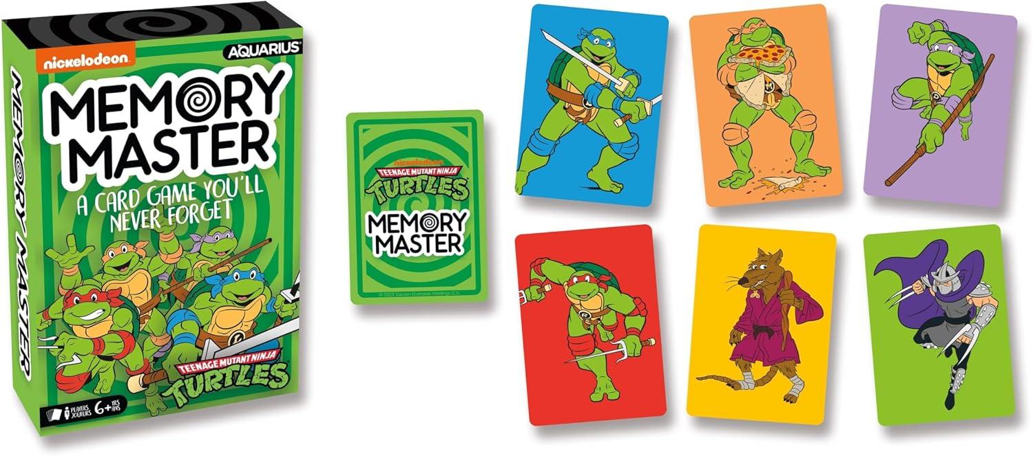 Aquarius Teenage Mutant Ninja Turtles Memory Master Card Game Amazon