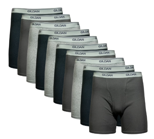 10-Pack Gildan Men’s Boxer Briefs Walmart