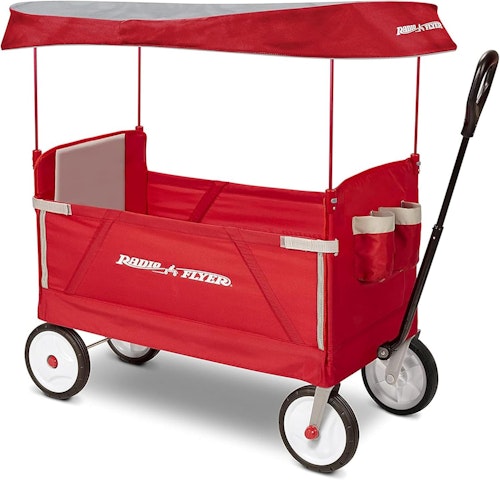 Radio Flyer 3-in-1 EZ Fold Wagon with Canopy