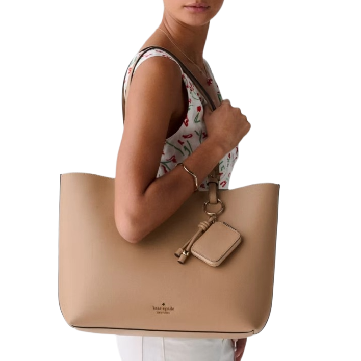 Kate Spade Leather Tote & Pouch Set $111