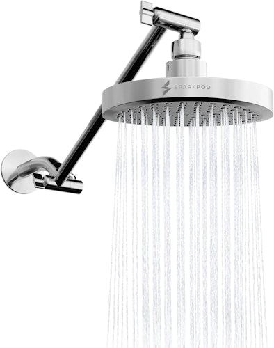 SparkPod 6" Rain Shower Head w/ Extension Arm