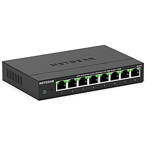 NETGEAR 8-Port 2.5G Multi-Gigabit Ethernet Unmanaged Network Switch $110 + Free S&H