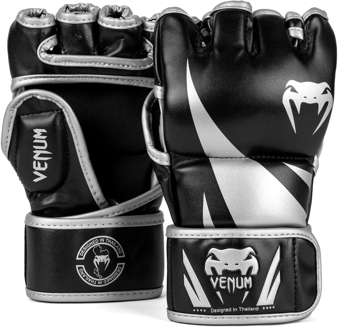 Venum Challenger 2.0 MMA Gloves - Black/Silver