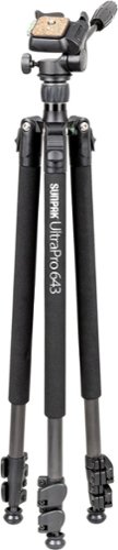 Sunpak - ULTRA PRO 643 Carbon Fiber 64" Tripod - Black