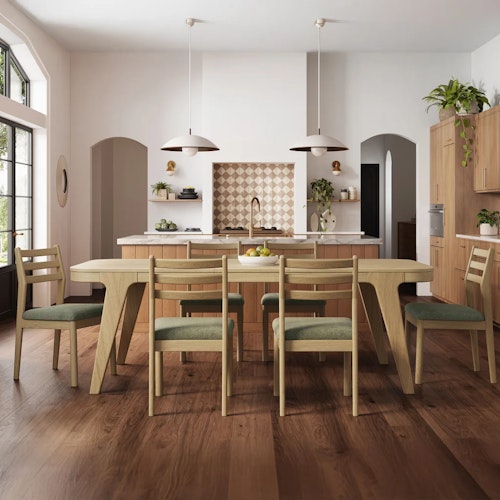 Northridge Home Alpine Loft Dining Table and 6 Chairs
