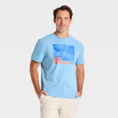 Men's Short Sleeve Surf Graphic T-Shirt - Goodfellow & Co™ x Reyn Spooner Blue L